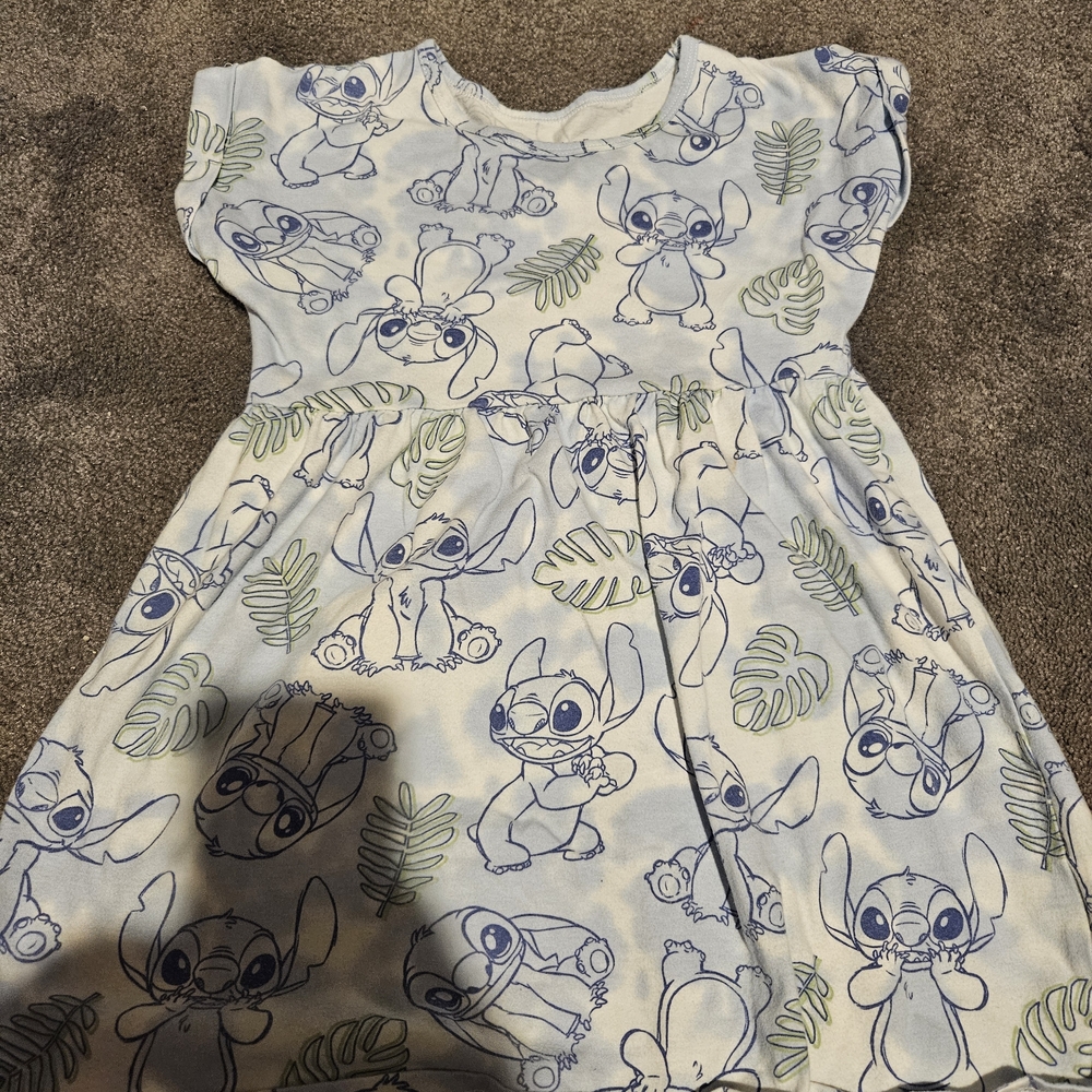 Disney Stitch Gray and Blue Shirt